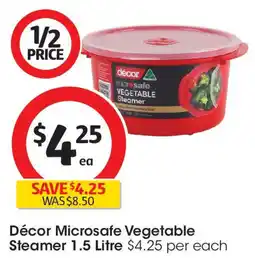 Coles Décor microsafe vegetable steamer offer