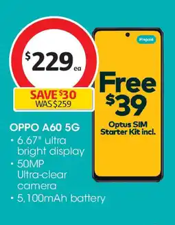 Coles Oppo a60 5g offer