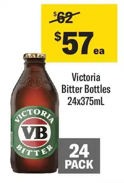 Coles Victoria bitter bottles offer