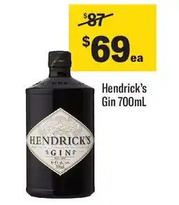 Coles Hendrick's gin offer