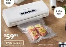 ALDI Vacuum food sealer offer