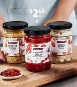 ALDI Assorted garlic and chilli offer