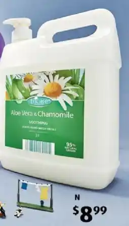 ALDI Tricare naturally soft liquid handwash refill offer