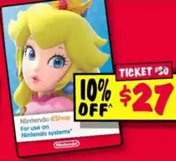 JB Hi-Fi Nintendo eshop offer