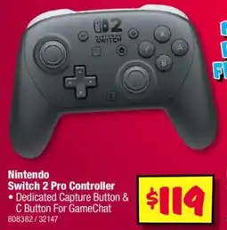 JB Hi-Fi Nintendo switch 2 pro controller offer