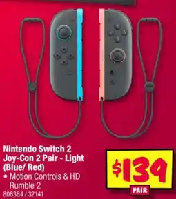 JB Hi-Fi Nintendo switch 2 joy-con 2 pair offer