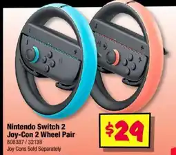 JB Hi-Fi Nintendo switch 2 joy-con 2 wheel pair offer