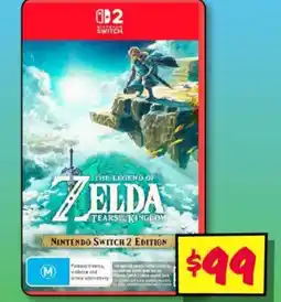 JB Hi-Fi The legend of zelda nintendo switch 2 edition offer