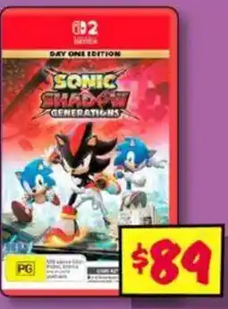 JB Hi-Fi Sonic shadow generations offer