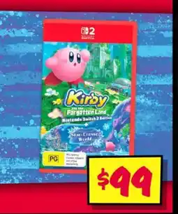 JB Hi-Fi Kirby forgotten land nintendo switch 2 edition offer