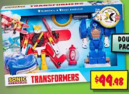 JB Hi-Fi Transformers sonic the hedgehog offer