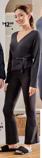 ALDI Women's yoga wrap top or tank offer