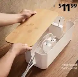 ALDI Cable powerboard tidy unit offer