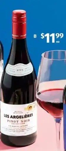 ALDI les argelières pinot noir 2023 offer