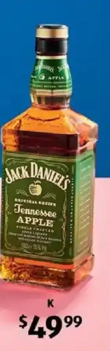 ALDI Jack daniel's tennessee apple liqueur offer