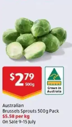 ALDI Australian brussels sprouts offer