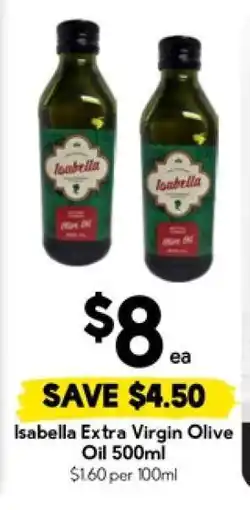 Drakes Isabella Extra Virgin Olive Oil 500ml offer