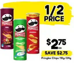 Drakes Pringles Chips 118g-134g offer