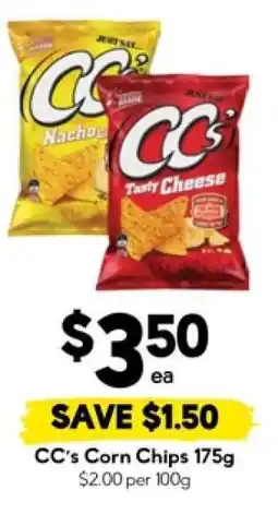 Drakes CC’s Corn Chips 175g offer