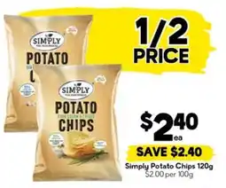 Drakes Simply Potato Chips 120g offer