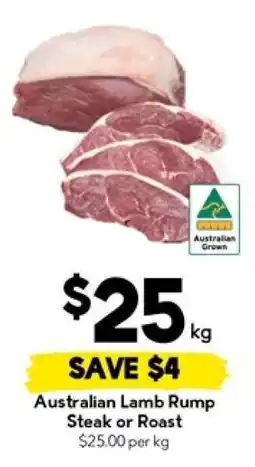Drakes Australian Lamb Rump Steak or Roast offer