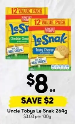 Drakes Uncle Tobys Le Snak 264g offer