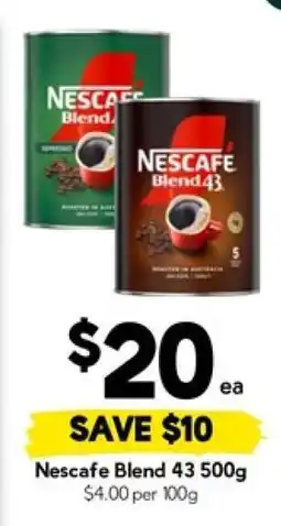 Drakes Nescafé Blend 43 500g offer