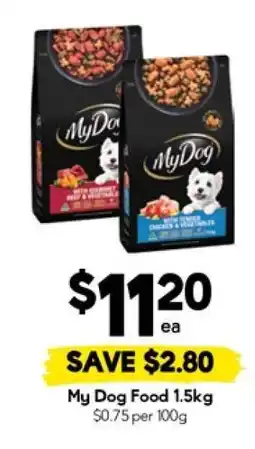 Drakes My Dog Food 1.5kg offer