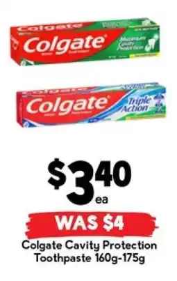 Drakes Colgate Cavity Protection Toothpaste 160g-175g offer