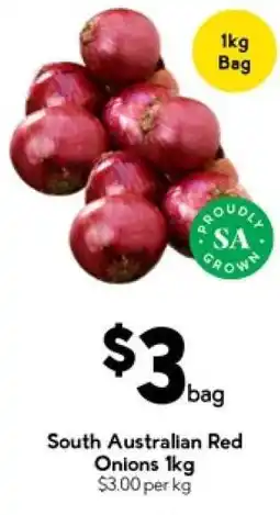 Drakes South Australian Red Onions 1kg offer