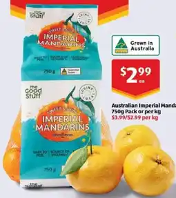 ALDI Australian Imperial Mandarins offer