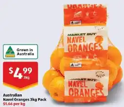 ALDI Australian Navel Oranges offer
