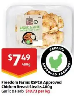 ALDI Chicken Breast Steaks offer