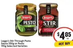 IGA Leggo's Stir Through Pasta Sauce offer