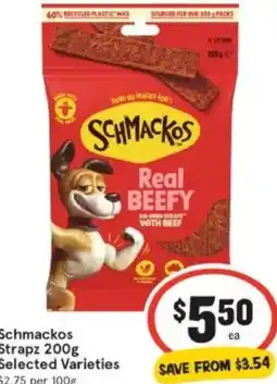 IGA Schmackos Strapz offer