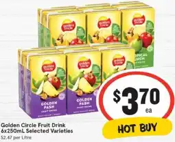 IGA Golden Circle Fruit Drink offer