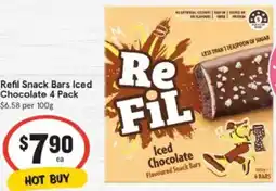 IGA Refil Snack Bars Iced Chocolate offer