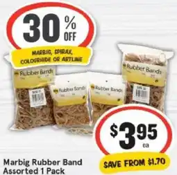 IGA Marbig Rubber Band Assorted offer