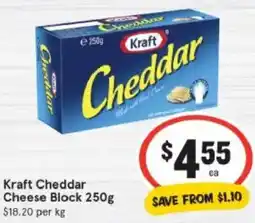 IGA Kraft Cheddar Cheese Block offer
