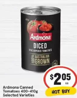 IGA Ardmona Canned Tomatoes offer