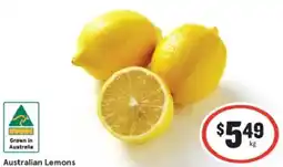 IGA Australian Lemons offer