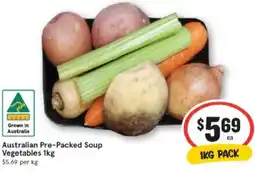 IGA Australian Pre-Packed Soup Vegetables offer