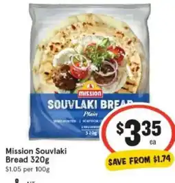 IGA Mission Souvlaki Bread offer