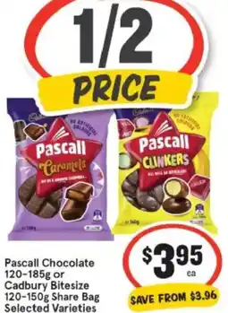 IGA Pascall Chocolate Cadbury Bitesize offer
