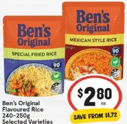 IGA Ben's Original Flavoured Rice offer