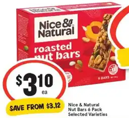 IGA Nice& Natural Nut Bars offer