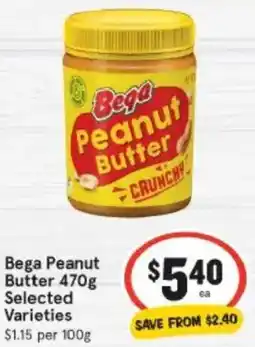 IGA Bega Peanut Butter offer