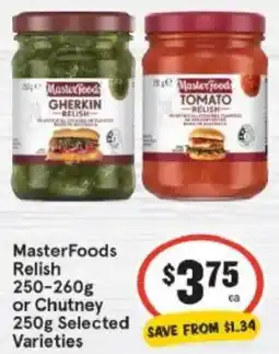 IGA MasterFoods Relish offer