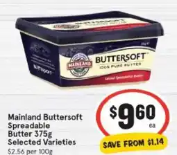 IGA Mainland Buttersoft Spreadable Butter offer