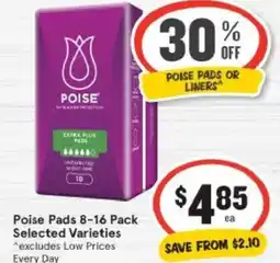 IGA Poise Pads offer